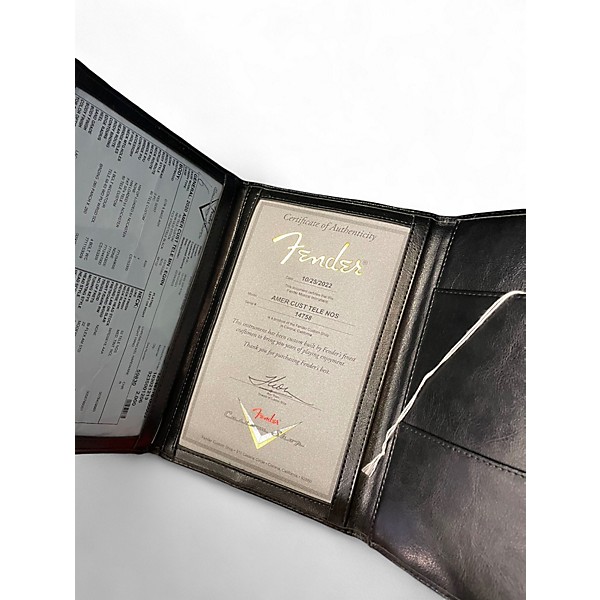 Used 2022 Fender Custom Shop American Custom,Telecaster Emerald Green Solid Body Electric Guitar