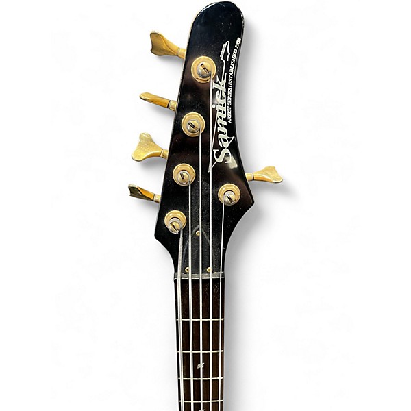 Used Samick Artist Series 5 Black Electric Bass Guitar