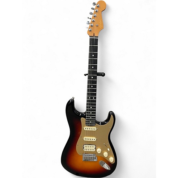 Used Fender american ultra II stratocaster 3 Color Sunburst Solid Body Electric Guitar