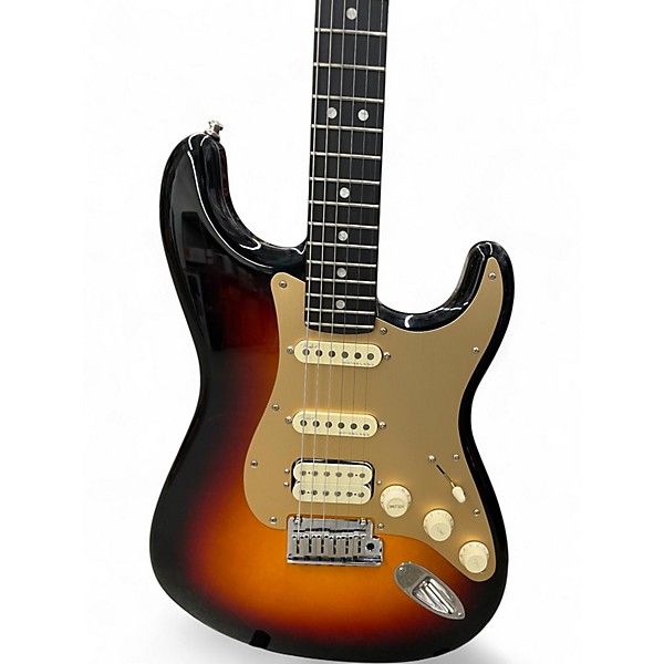Used Fender american ultra II stratocaster 3 Color Sunburst Solid Body Electric Guitar