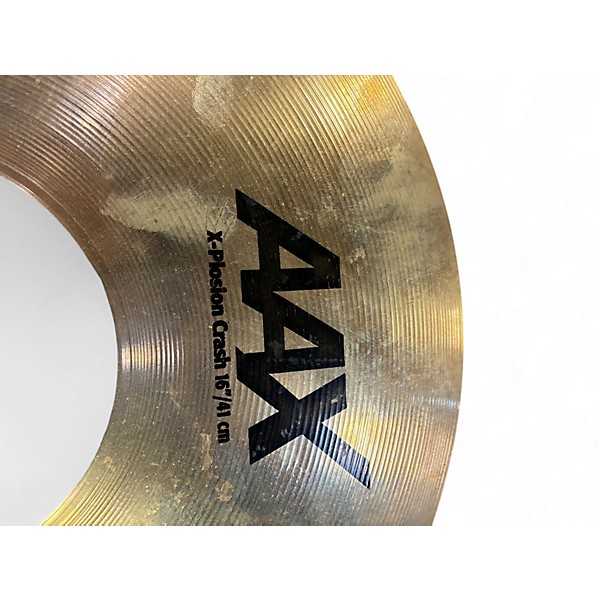 Used SABIAN 16in AAX Xplosion Crash Cymbal
