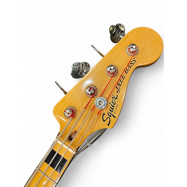 Used Squier Classic Vibe 70s Jazz Bass Natural Electric Bass Guitar