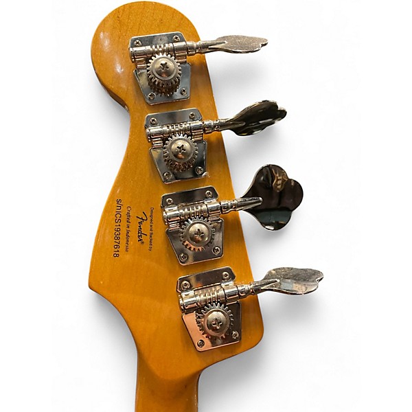 Used Squier Classic Vibe 70s Jazz Bass Natural Electric Bass Guitar