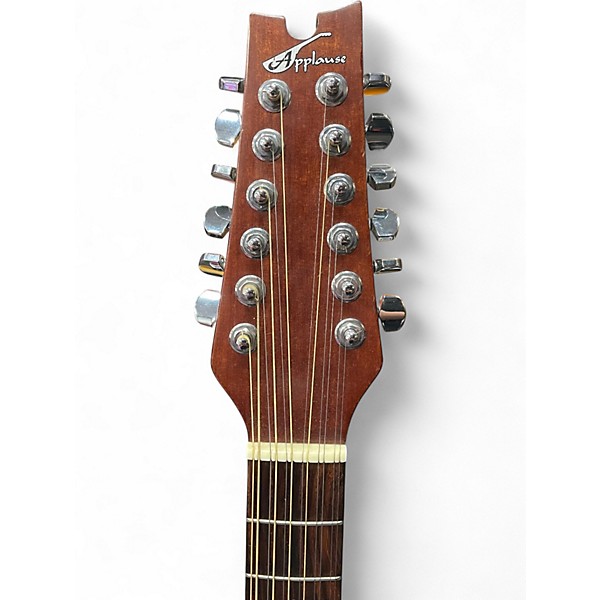 Used Applause AE35 12 String Black 12 String Acoustic Electric Guitar