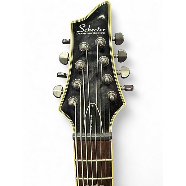 Used Schecter Guitar Research Hellraiser Hybrid C8 Gray Solid Body Electric Guitar