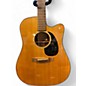 Used Takamine EG340C Natural Acoustic Electric Guitar