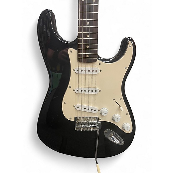 Used Squier Affinity Stratocaster Black Solid Body Electric Guitar