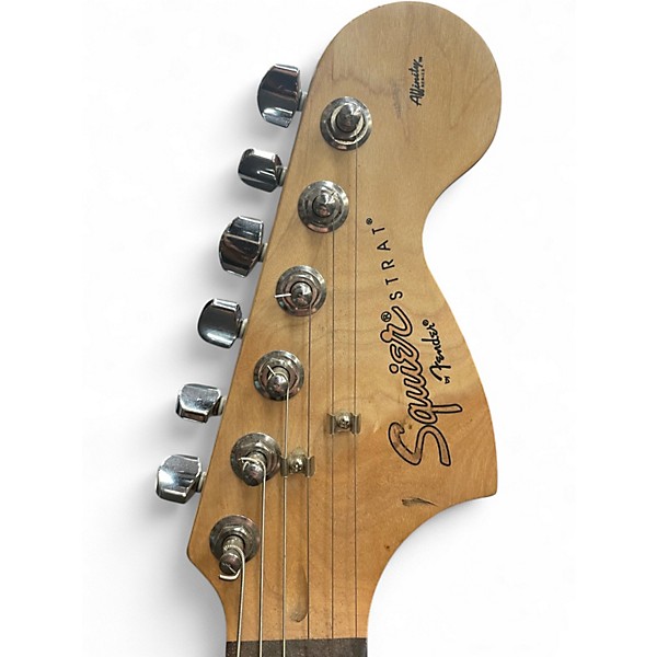 Used Squier Affinity Stratocaster Black Solid Body Electric Guitar