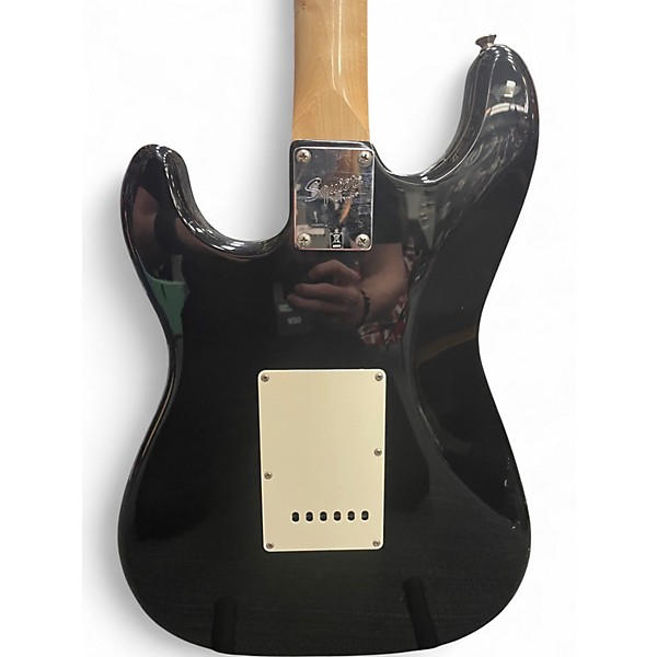 Used Squier Affinity Stratocaster Black Solid Body Electric Guitar