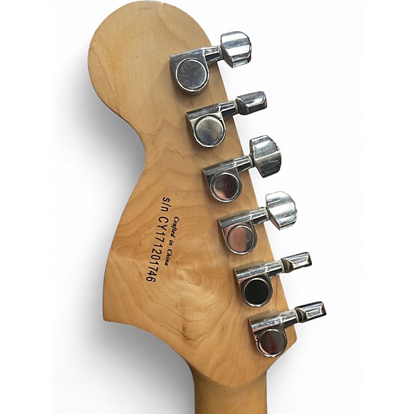 Used Squier Affinity Stratocaster Black Solid Body Electric Guitar