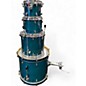 Used TAMA 4 Piece Superstar Classic Blue Drum Kit thumbnail