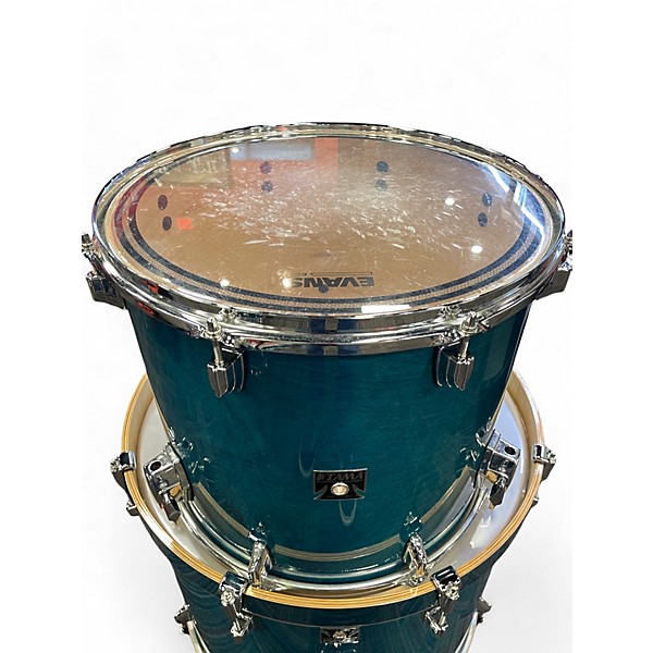 Used TAMA 4 Piece Superstar Classic Blue Drum Kit