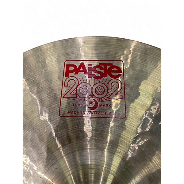 Used Paiste 18in 2002 Power Crash Cymbal