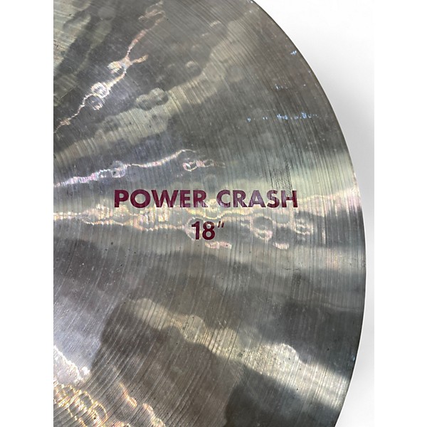 Used Paiste 18in 2002 Power Crash Cymbal