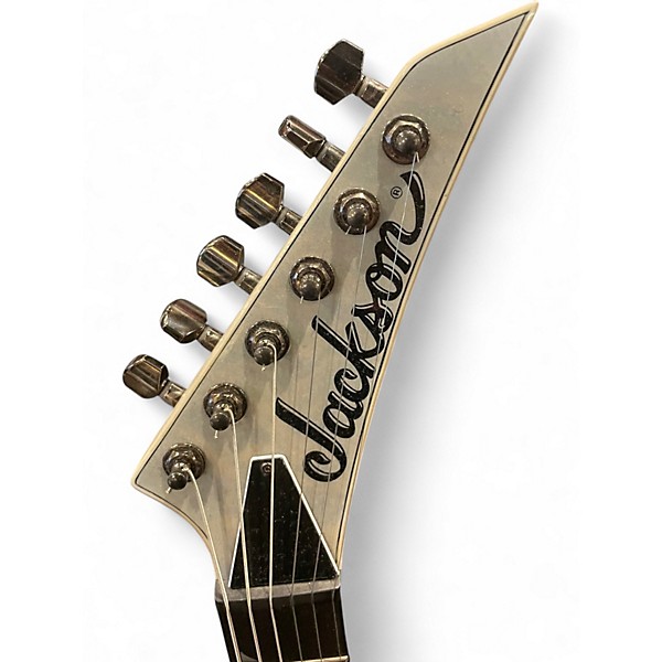 Used Jackson SL2 Pro Series Soloist unicorn white Solid Body Electric Guitar