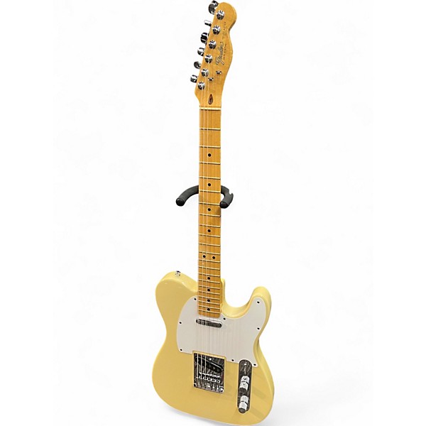 Vintage 1983 Fender American Telecaster Ivory Solid Body Electric Guitar