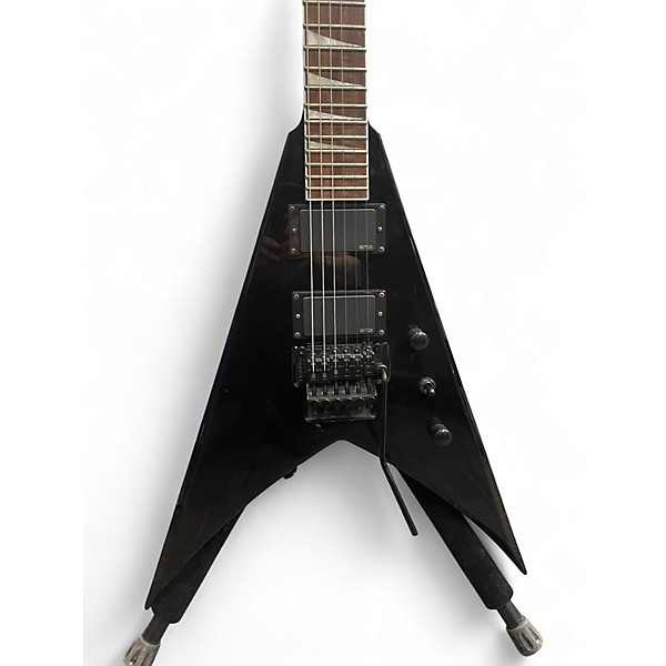 Used Jackson King V Black Solid Body Electric Guitar