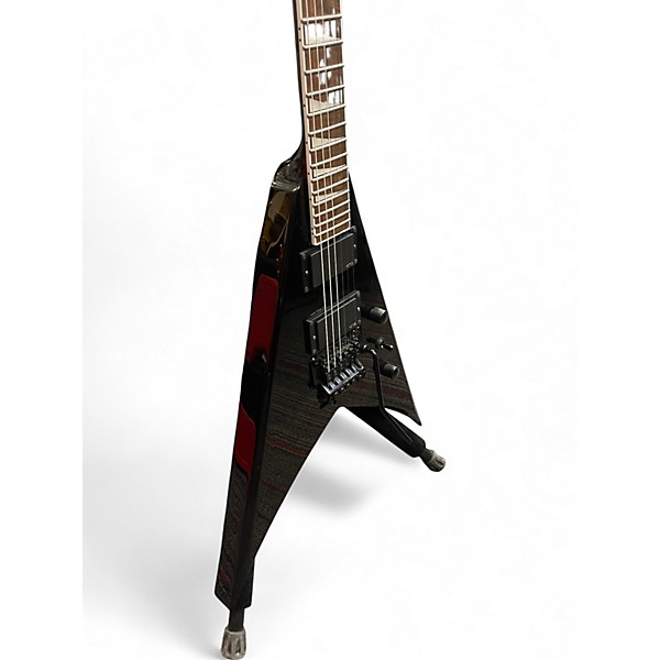 Used Jackson King V Black Solid Body Electric Guitar