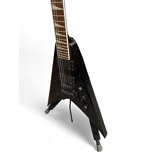 Used Jackson King V Black Solid Body Electric Guitar