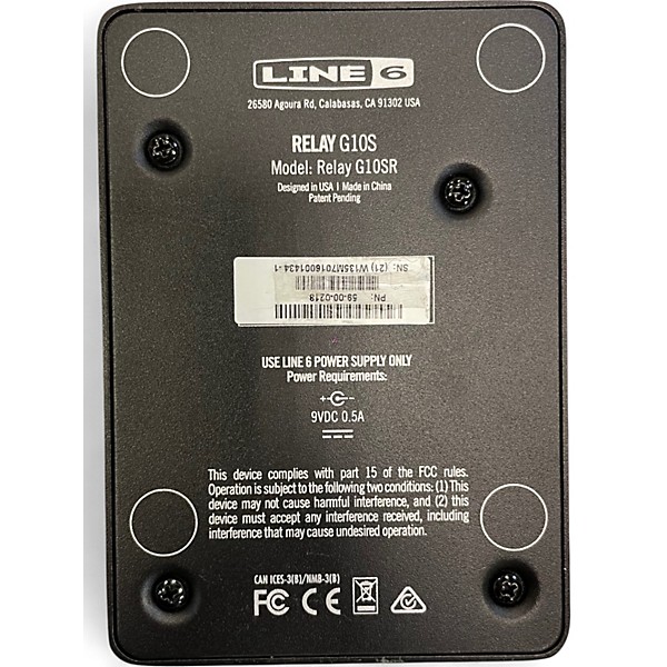 Used Line 6 Relay G10S Instrument Wireless System