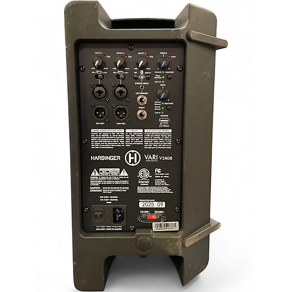 Used Harbinger VARI V2408 8" Powered Speaker