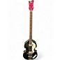 Used Hofner COMTEMPORARY Black and White Electric Bass Guitar