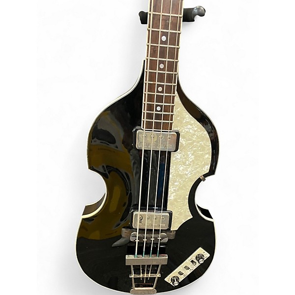 Used Hofner COMTEMPORARY Black and White Electric Bass Guitar