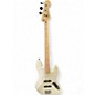 Used Squier Jazz Bass Deluxe Alpine White Electric Bass Guitar thumbnail