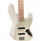 Used Squier Jazz Bass Deluxe Alpine White Electric Bass Guitar