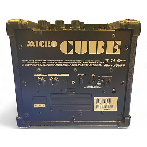 Used Roland Micro Cube Guitar Combo Amp