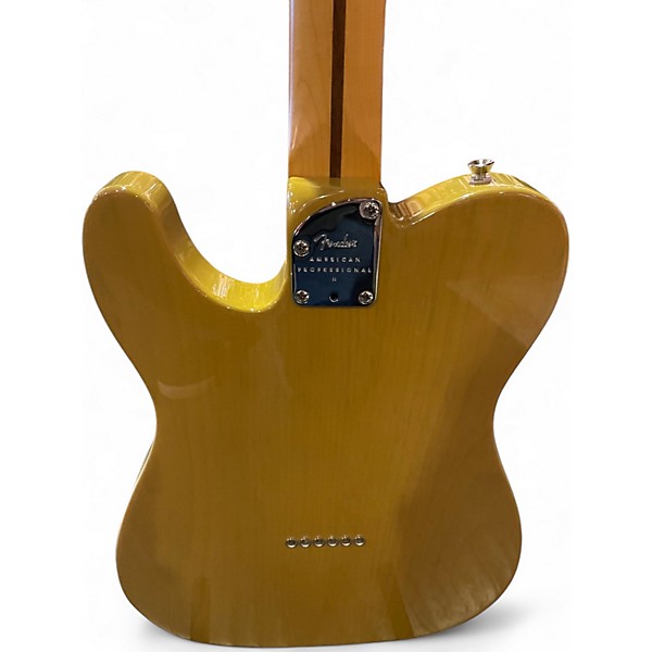 Used Fender American Professional II Telecaster Butterscotch Blonde Solid Body Electric Guitar
