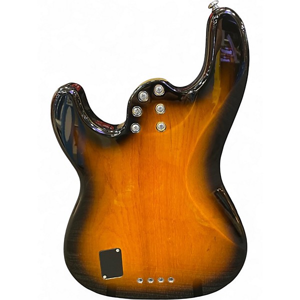 Used Schecter Guitar Research diamond series P4 2 Color Sunburst Electric Bass Guitar