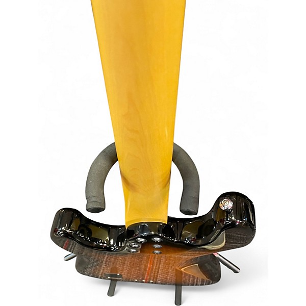 Used Schecter Guitar Research diamond series P4 2 Color Sunburst Electric Bass Guitar