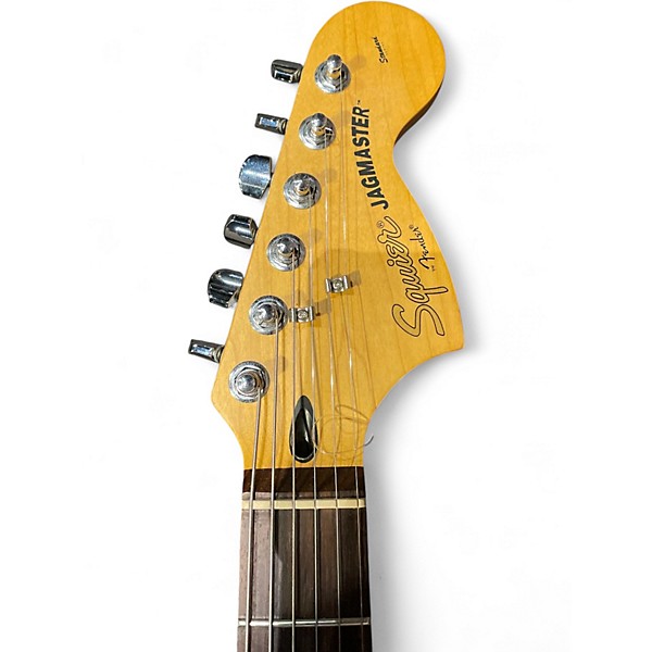 Used Squier Jagmaster 3 Tone Sunburst Solid Body Electric Guitar