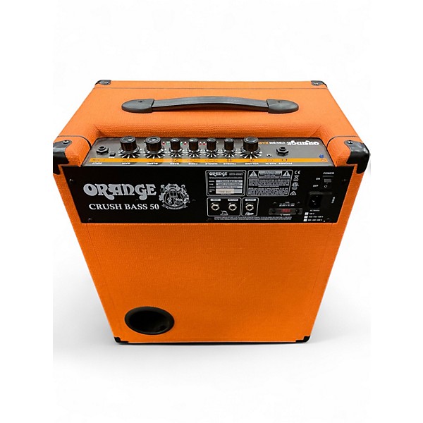 Used Orange Amplifiers Crush Bass 50 Bass Combo Amp