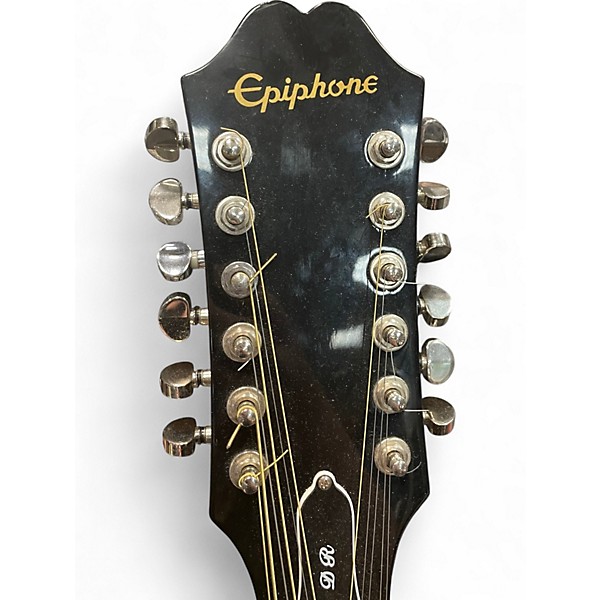 Used Epiphone DR212 Antique Natural 12 String Acoustic Guitar