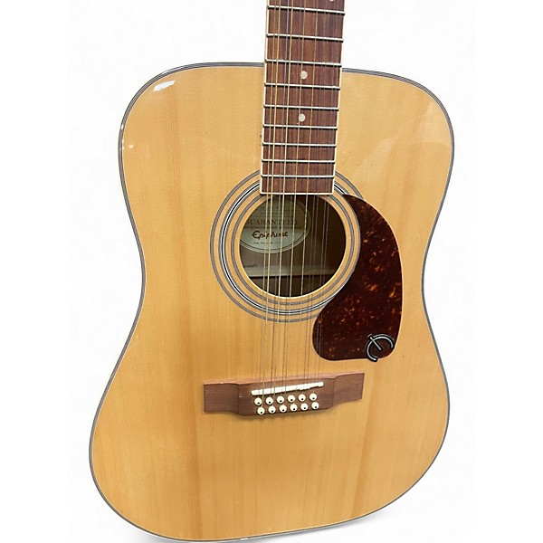 Used Epiphone DR212 Antique Natural 12 String Acoustic Guitar