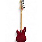 Used Squier P-BASS Candy Apple Red Electric Bass Guitar