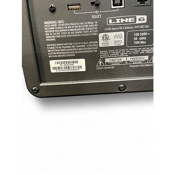 Used Line 6 Spider V 60 1x10 Guitar Combo Amp