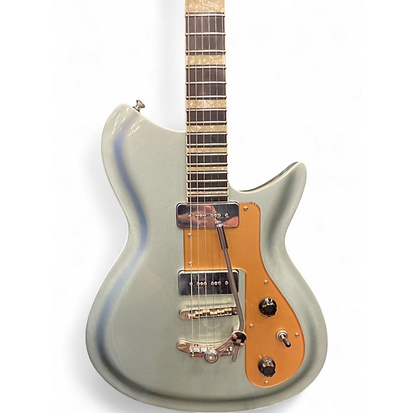 Used Rivolta Combinata Ice Blue Metallic Solid Body Electric Guitar