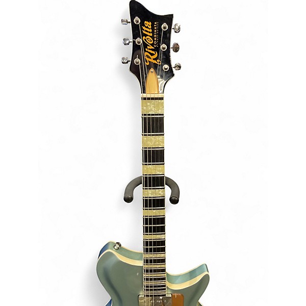 Used Rivolta Combinata Ice Blue Metallic Solid Body Electric Guitar