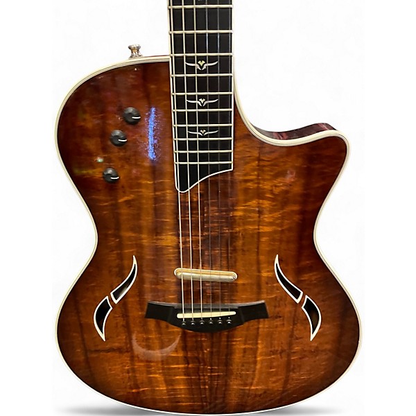 Used Taylor T5C2 Brown Sunburst Hollow Body Electric Guitar