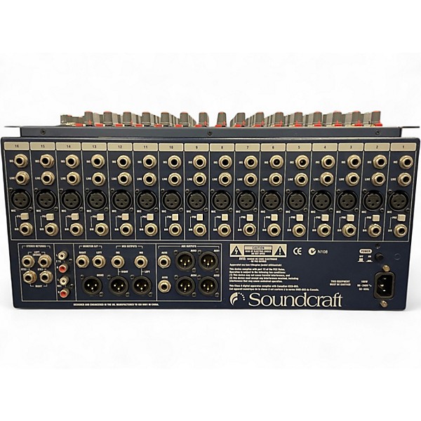 Used Soundcraft GB2R16 Line Mixer