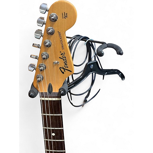 Used Fender Standard Stratocaster Black Solid Body Electric Guitar