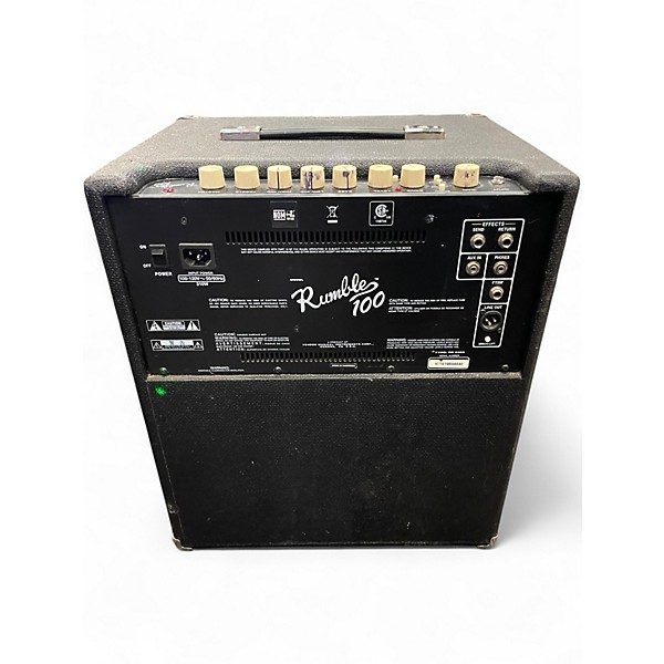 Used Fender Rumble 100 1x15 100W Bass Combo Amp
