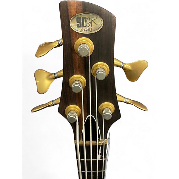 Used Ibanez SR5005 5 String Natural Electric Bass Guitar