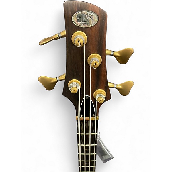 Used Ibanez SR5000 Natural Electric Bass Guitar