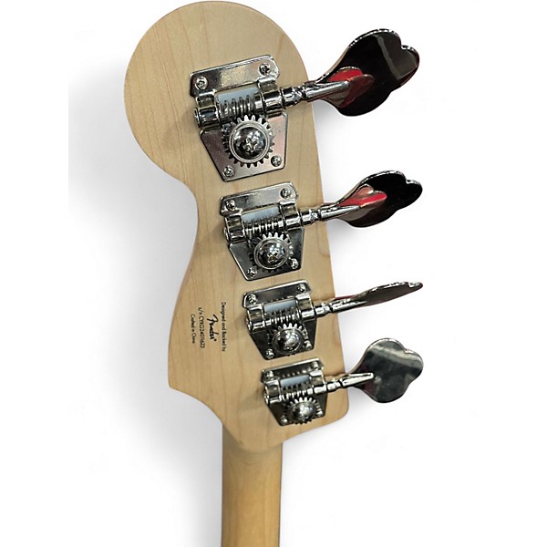 Used Squier Vintage Modified Jaguar Bass Gray Electric Bass Guitar