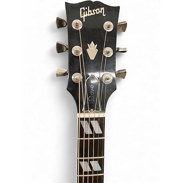 Vintage 1980 Gibson Dove Custom Sunburst Acoustic Electric Guitar