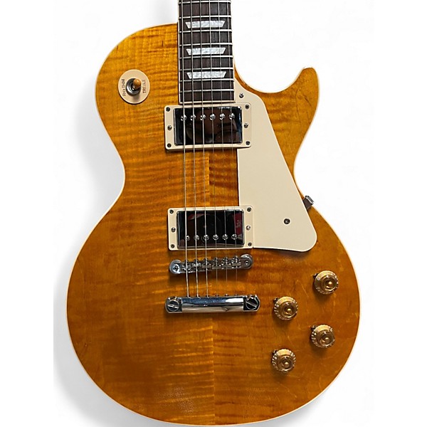 Used Gibson les paul 50s standard amber burst Solid Body Electric Guitar